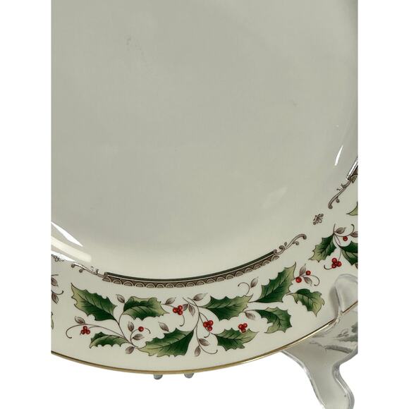 Royal Limited Japan 'Holly Holiday' Dinner Plates-Elegant and Rare-Set of 4 - Picture 5 of 7